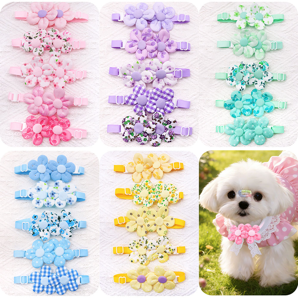 Pet Supplies Hours - 10 SZT. Kwiatowe, słodkie muszki dla
