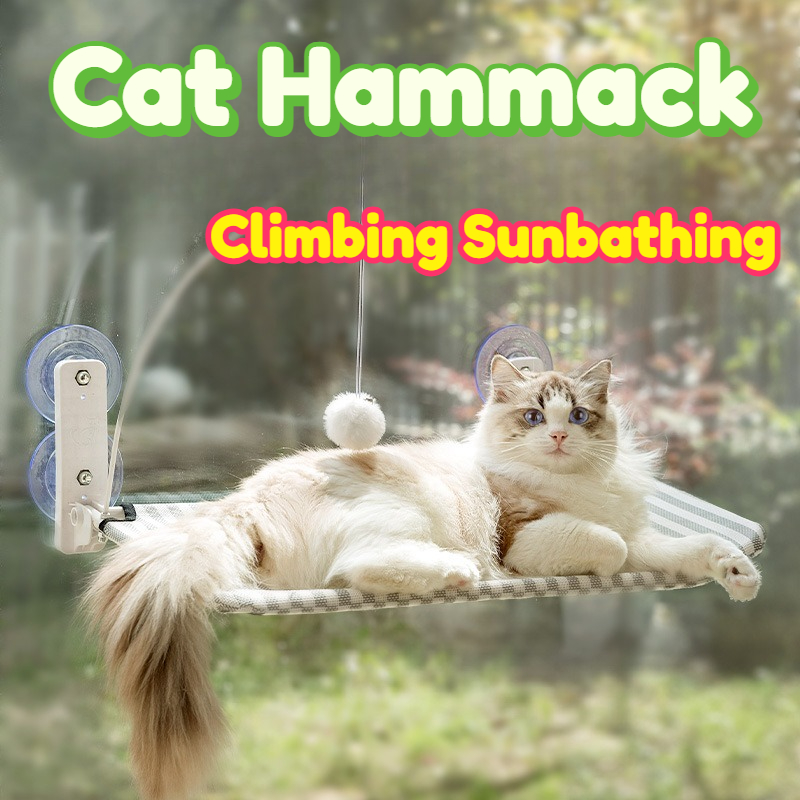 Cat Window Perch - Hamak dla kota do zawieszenia na