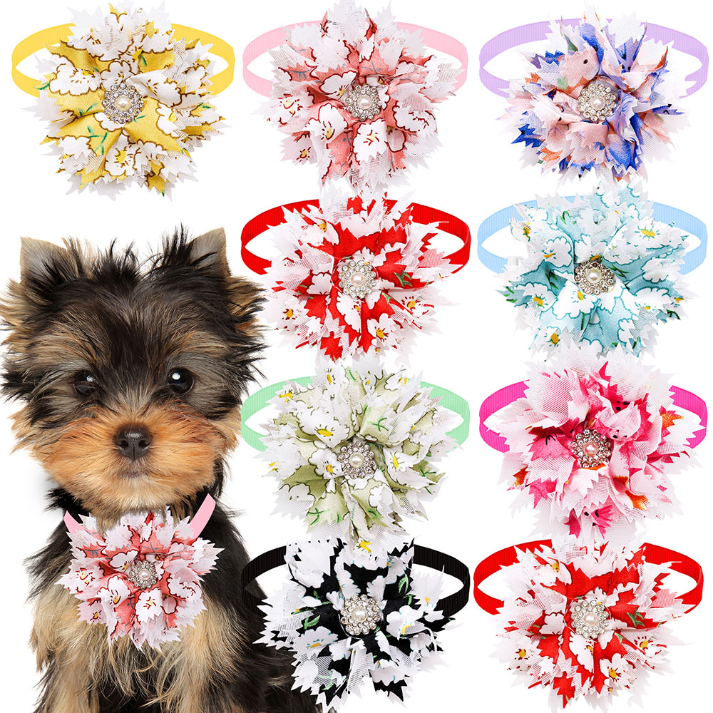 Pet Supplies Hours - 10/20 szt. Uroczy pies muszki regulowana