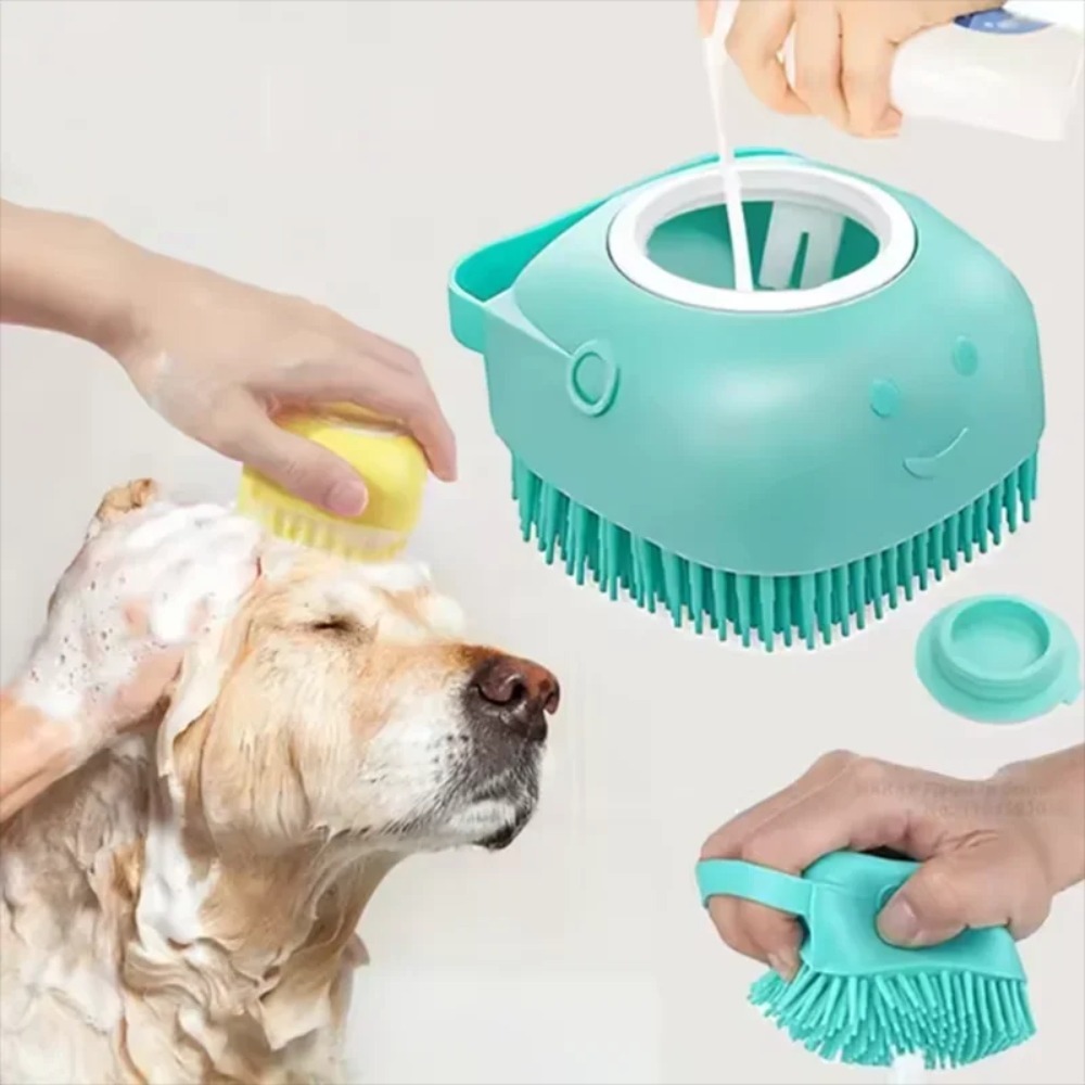 Pet Supplies Nz - Silikonowa szczotka do masażu pod prysznic,