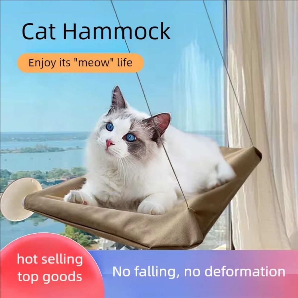 Cat Window Perch - Wielofunkcyjne Kreatywne Wiszące Legowisko dla Kota,