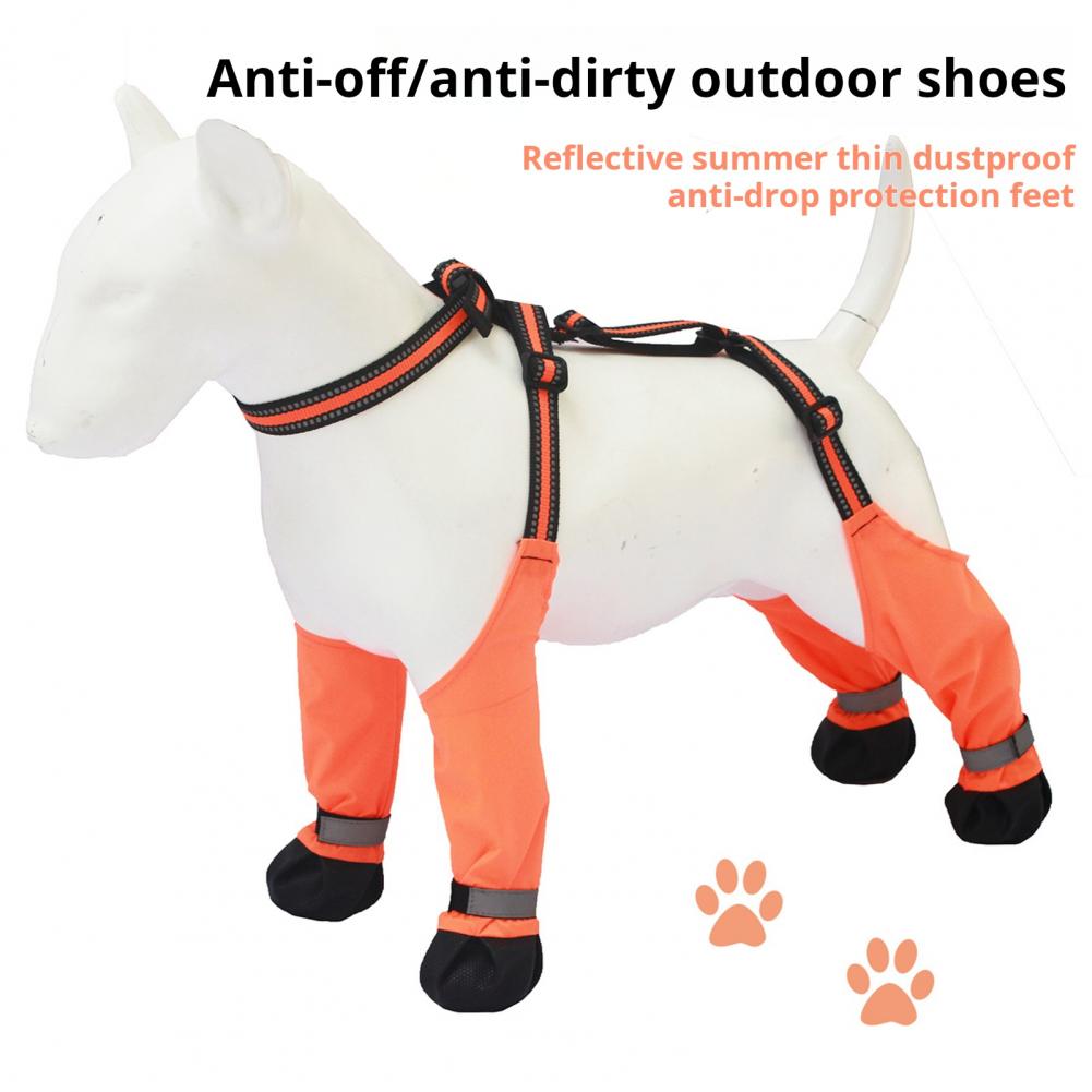 Dog Booties Paw Protector - Buty na szelkach dla psa, antypoślizgowe