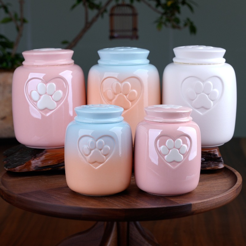 Pet Supplies Nz - Ceramiczna urna na prochy zwierząt domowych,
