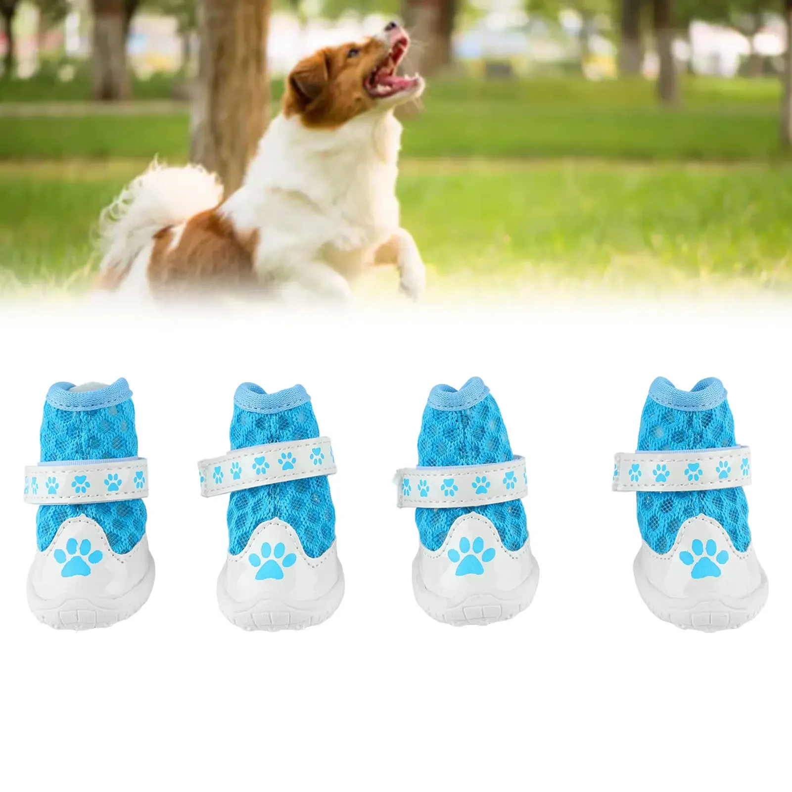 Dog Booties Paw Protector - 4 szt. Botki dla psów wiosna