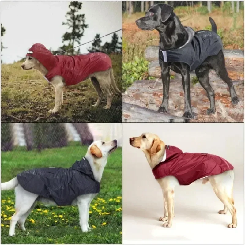 Średnie duże psy Wodoodporna k – Dog Raincoat recenzja i cena