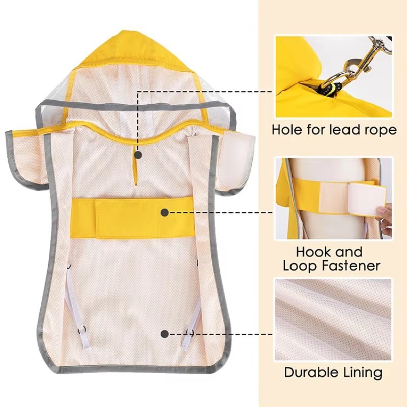 Wodoodporna kurtka dla psa z o – Dog Raincoat recenzja i cena