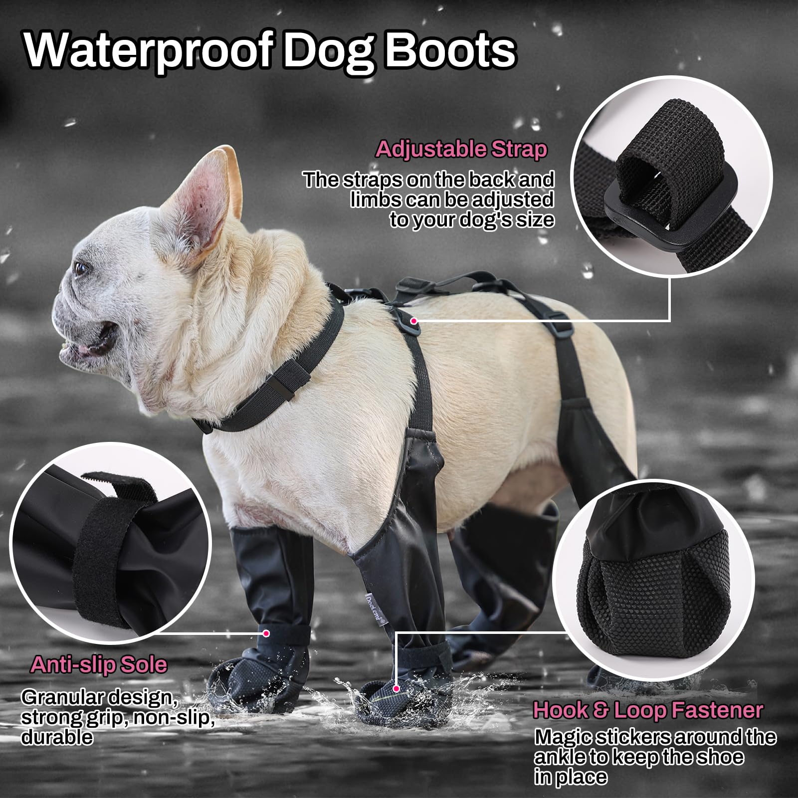 Wodoodporne buty dla psa Antyp – Dog Booties Paw Protector recenzja i cena