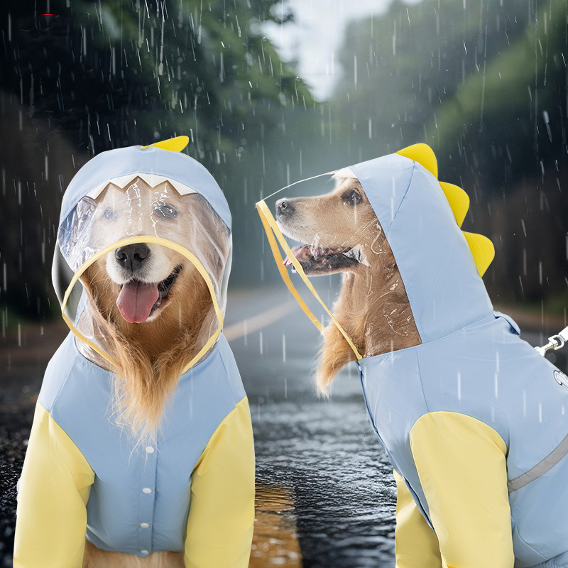 Poncho przeciwdeszczowe dla du – Dog Raincoat recenzja i cena