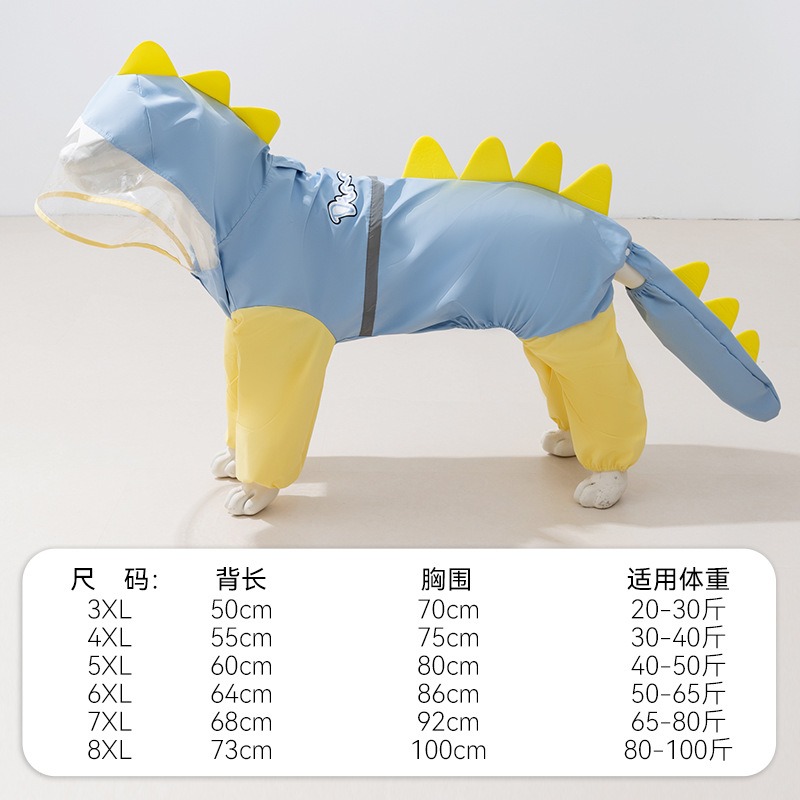 Poncho przeciwdeszczowe dla du – Dog Raincoat recenzja i cena