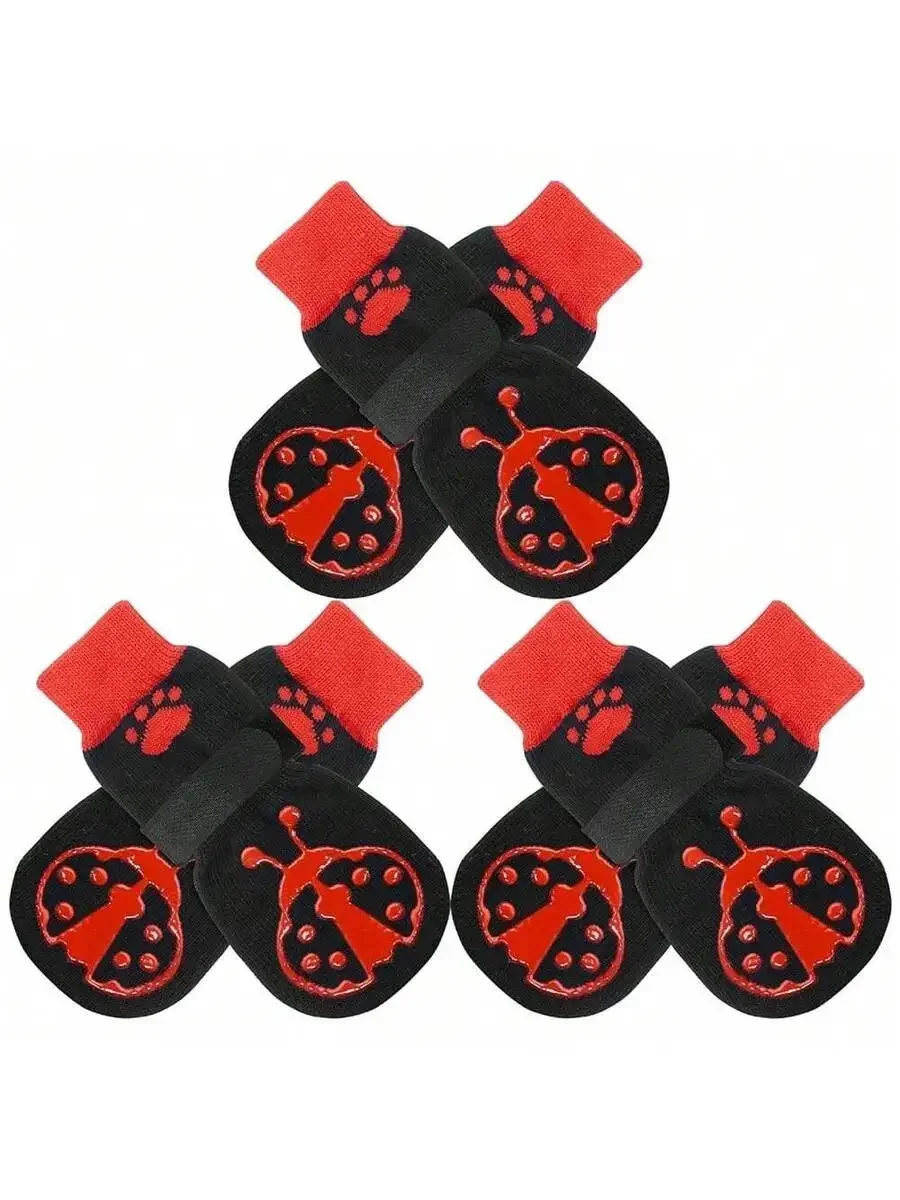 6 szt. Antypoślizgowe skarpetk – Dog Booties Paw Protector recenzja i cena