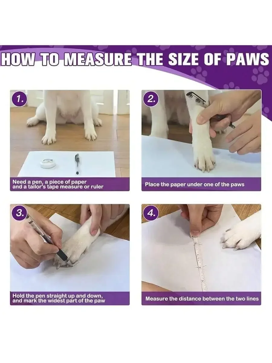6 szt. Antypoślizgowe skarpetk – Dog Booties Paw Protector recenzja i cena