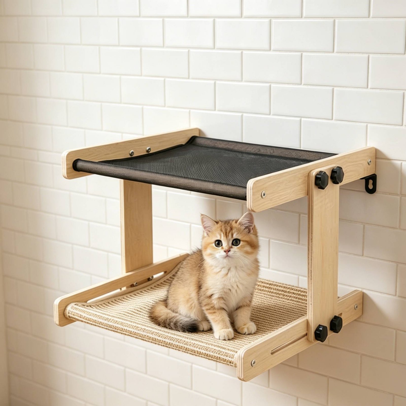 Łóżko dla kota do montażu na o – Cat Window Perch recenzja i cena