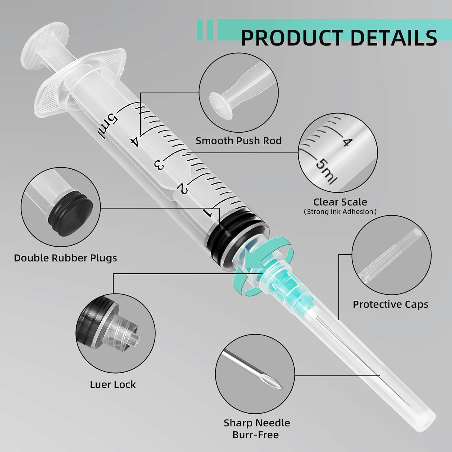 Strzykawka Luer Lock 5 ml, odp – Pet Supplies Delivery recenzja i cena