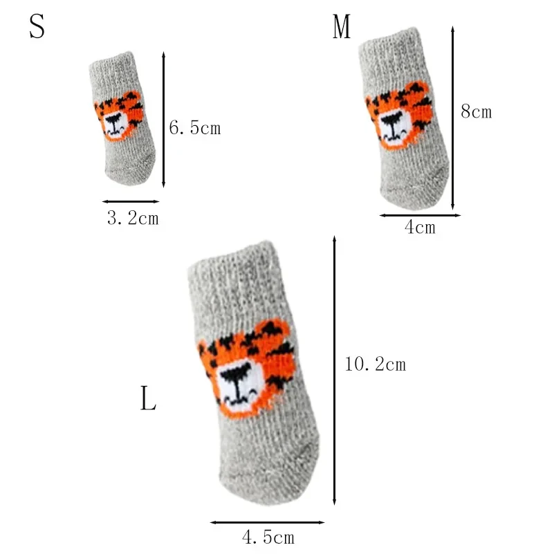 4 szt. Zimowe skarpetki dla ps – Dog Booties Paw Protector recenzja i cena