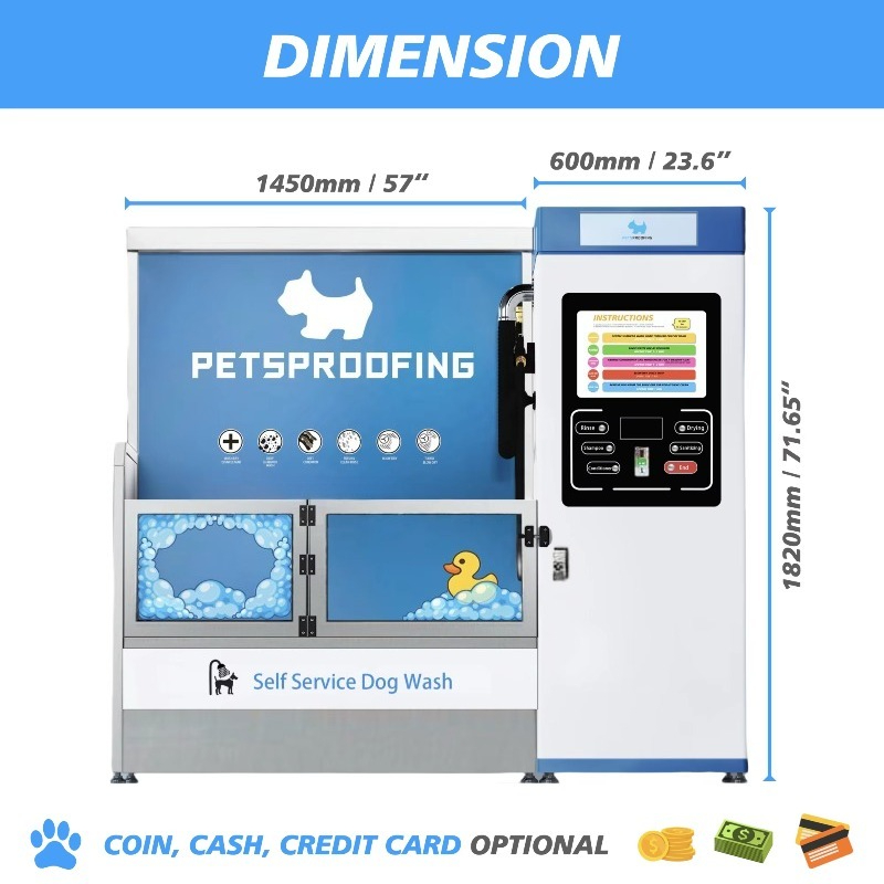 Automatyczna, samoobsługowa my – Pet Supplies Wash Station recenzja i cena
